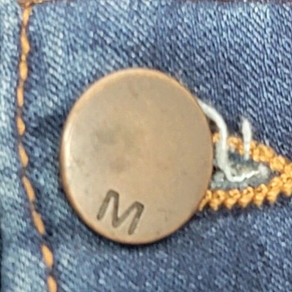 Massimo Women's Mid-Rise Skinny Jeans 12/31 Cotton Blend Denim 32x27 - Picture 8 of 10